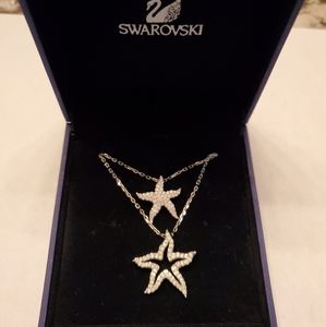 Swarovski starfish necklace